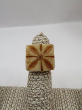 Bone Ring Vintage Size 5